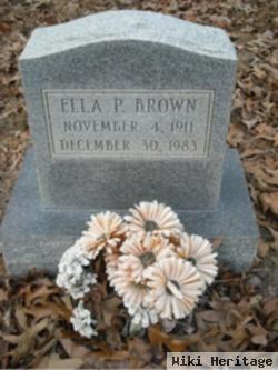 Ella P Brown