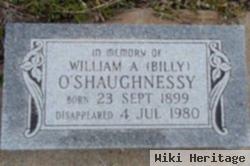 William Albert "billy" O'shaughnessy