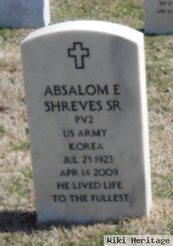 Pvt Absalom Edward Shreves, Sr