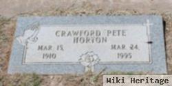 Crawford "pete" Horton