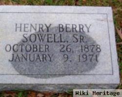 Henry Berry Sowell, Sr