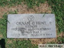 Ornan C Hunt