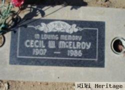 Cecil W. Mcelroy