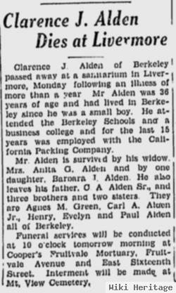 Clarence J. Alden