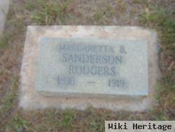 Margaretta B. Sanderson Rodgers