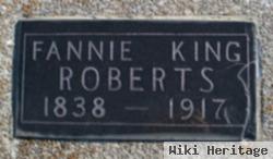 Mary Frances "fannie" King Roberts