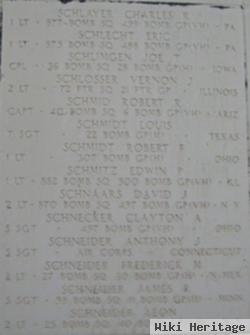 2Lt Frederick M Schneider