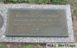 Bertha L Underwood