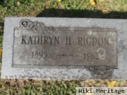 Kathryn H. Rigdon