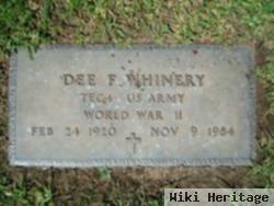 Dee F. Whinery