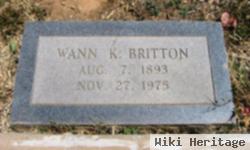 Wann K Britton