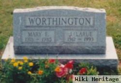 Mary E Worthington