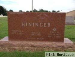 Earl Marion Hininger