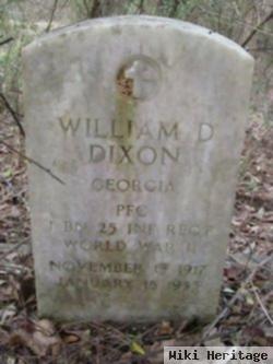 William D Dixon