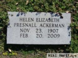 Helen Elizabeth Presnall Ackerman
