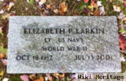 Lieut Elizabeth P Larkin