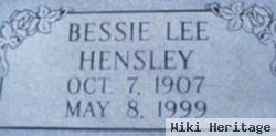 Bessie Lee Lee Hensley