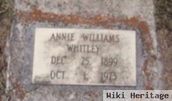 Annie Williams Whitley