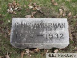 Greely M Zimmerman