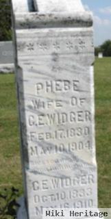 Phebe Morris Widger