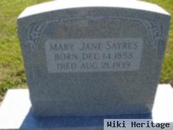 Mary Jane Sayres