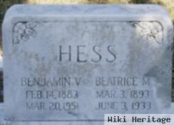 Benjamin V. Hess