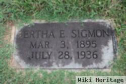 Bertha Eliza Taylor Sigmon