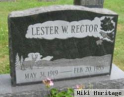 Lester W Rector