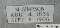 Moses L Simpson