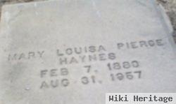 Mary Louisa "louise" Pierce Haynes