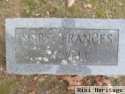 Mary Frances Tidwell