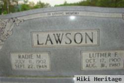 Radie M. Lawson