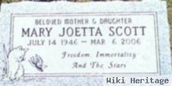 Mary Joetta "mary Jo" Johnston Scott