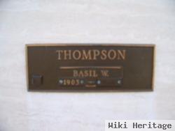 Basil W Thompson