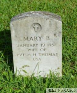 Mary B Thomas