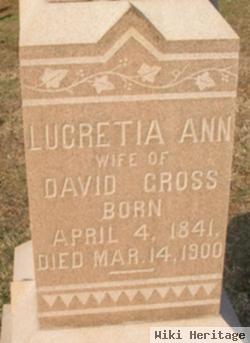 Lucretia Ann Morrison Gross