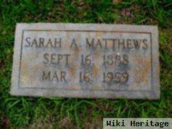 Sarah Anderson Matthews