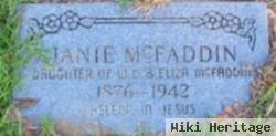 Janie Mcfaddin