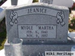 Mydle "martha" Jeanice