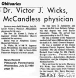 Dr Victor John Wicks, Jr