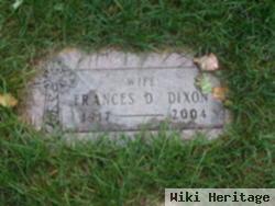 Frances D Anderson Dixon