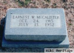 Earnest Weldon Mccalister