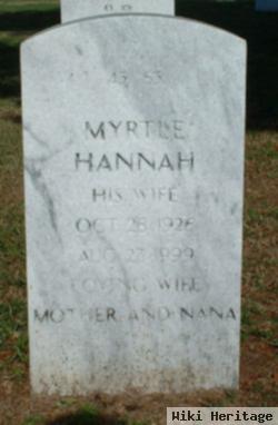 Myrtle Hannah Bergeron