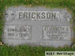 Elizabeth M Evans Erickson