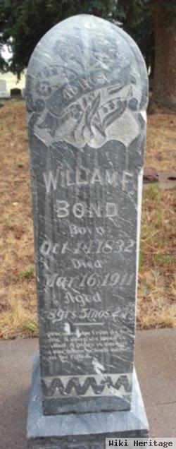 William F Bond