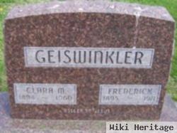 Rev Frederick "fred" Geiswinkler