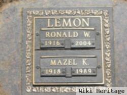 Mazel K. Lemon