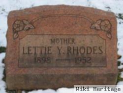 Lettie Y Edwards Rhodes