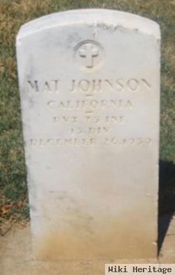 Pvt Mathew Johnson