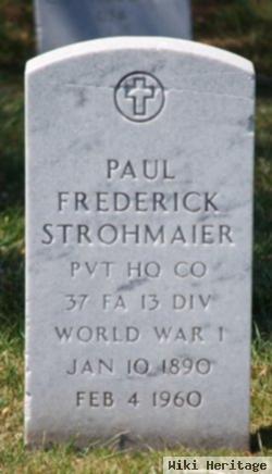 Paul Frederick Strohmaier